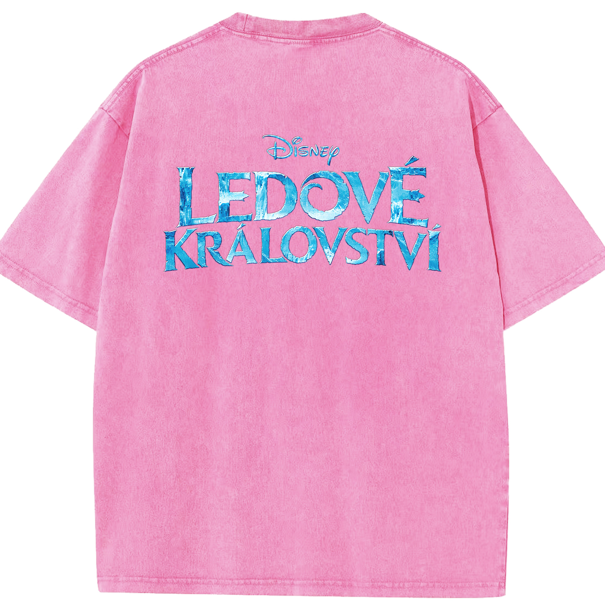 （画像用） アナと雪の女王 アンナ エルサ Frozen Anna Elsa 綿100% ヴィンテージ風 半袖Tシャツ（背面プリント）